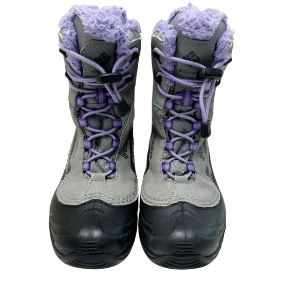 Columbia Kids' Grey and Purple Bugaboo Boots - Picture 3 of 7